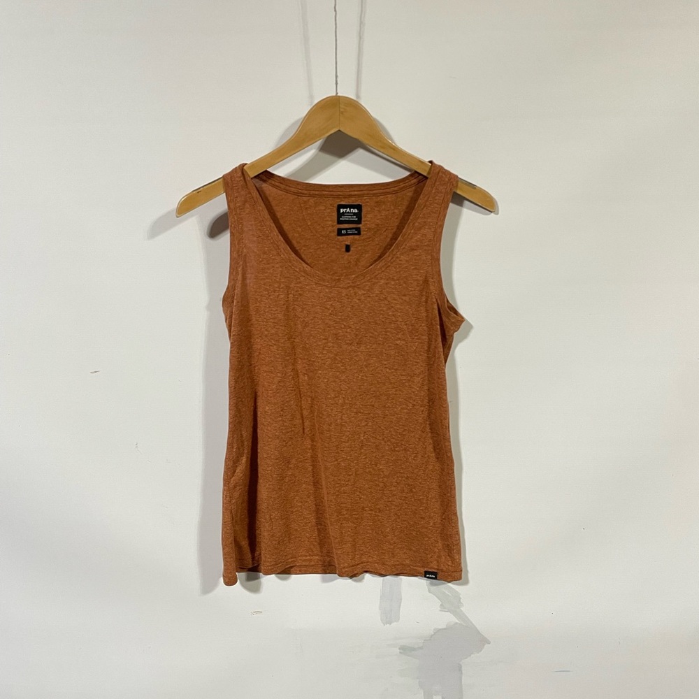 Prana Women's Tank Top in Rust Orange